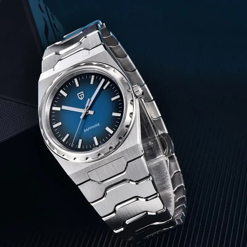Pagani Design Ultra Slim Blue Dial Men's Watch | PD-YS020