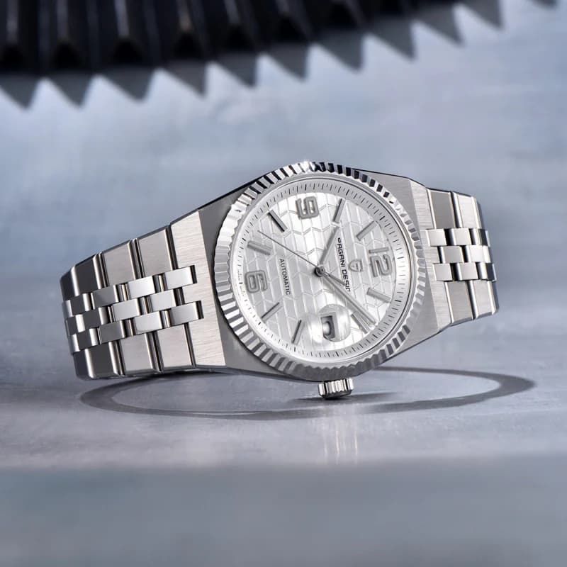Pagani Design Land Dweller Silver Dial Men's Watch | PD-YS027