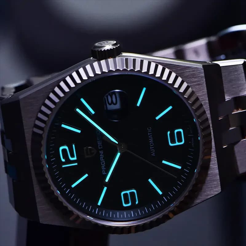 Pagani Design Land Dweller Two-Tone Black Dial Men's Watch | PD-YS027