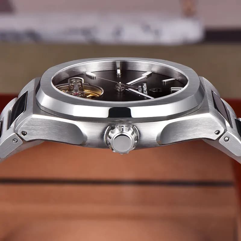 Pagani Design Open Heart Black Dial Automatic Men's Watch | PD-YS025