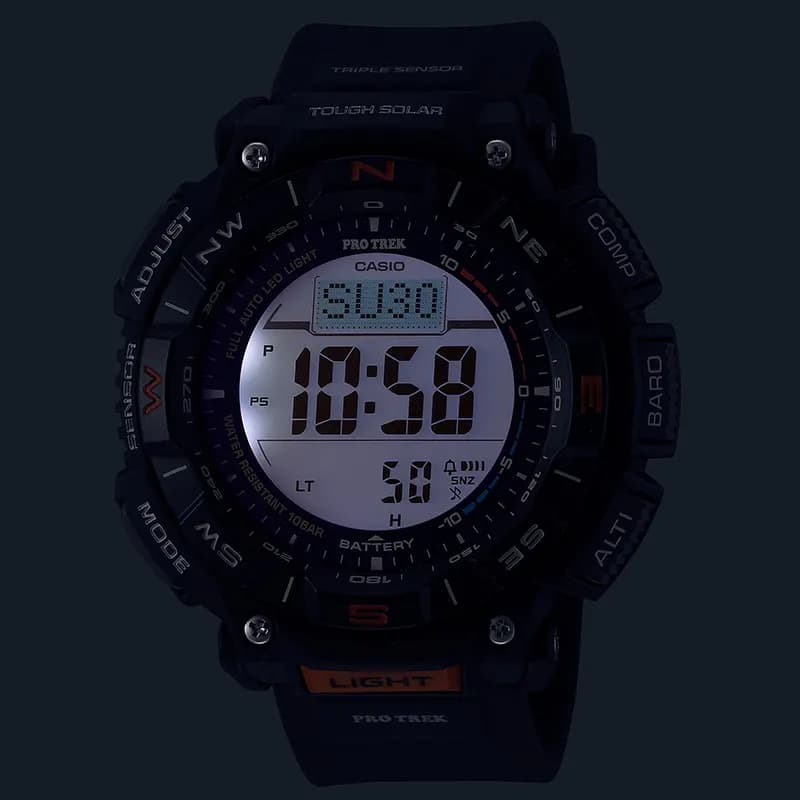 Casio Pro Trek PRG-340-1 Solar Powered Digital Men's Watch