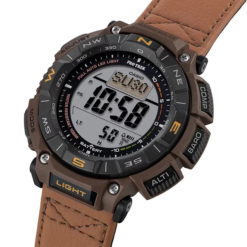 Casio Pro Trek Solar Powered Triple Sensor Men's Watch | PRG-340L-5 secondary view