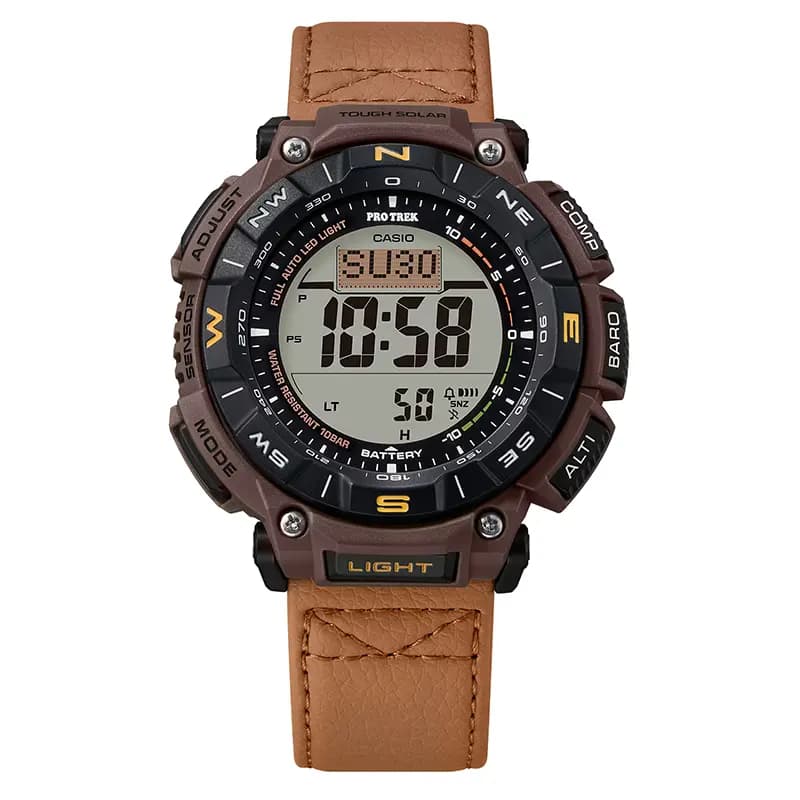 Casio Pro Trek Solar Powered Triple Sensor Men's Watch | PRG-340L-5