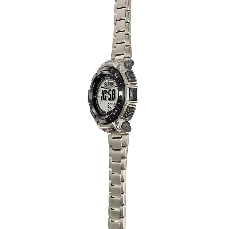 Casio Pro Trek PRG-340T-7 Solar Powered Titanium Band Men's Watch secondary view
