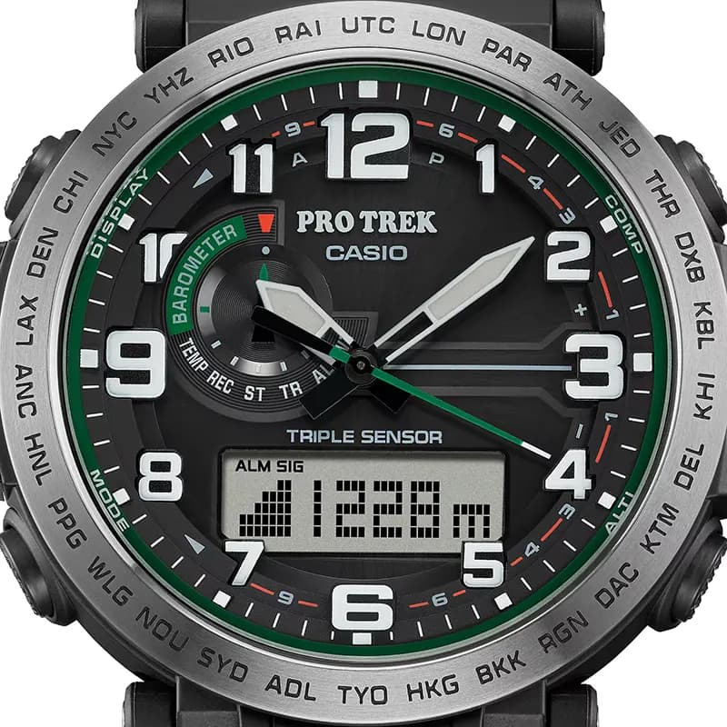 Casio Pro Trek PRG-601-1 Tough Solar Black Dial Men's Watch