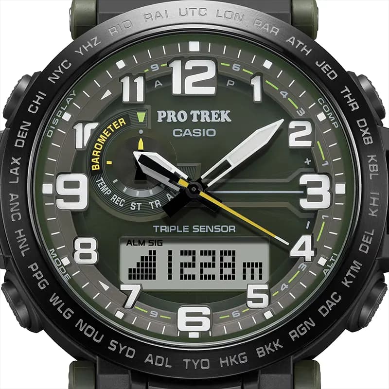 Casio Pro Trek PRG-601YB-3 Tough Solar Green Dial Men's Watch