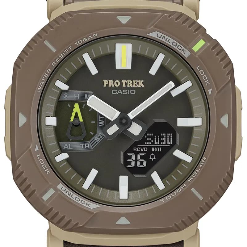 Casio Pro Trek Solar Bluetooth® Olive Green Dial Men's Watch | PRJ-B001B-5 secondary view