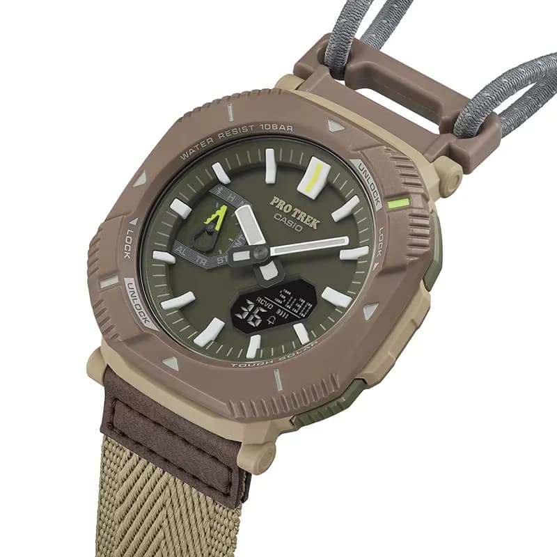 Casio Pro Trek Solar Bluetooth® Olive Green Dial Men's Watch | PRJ-B001B-5