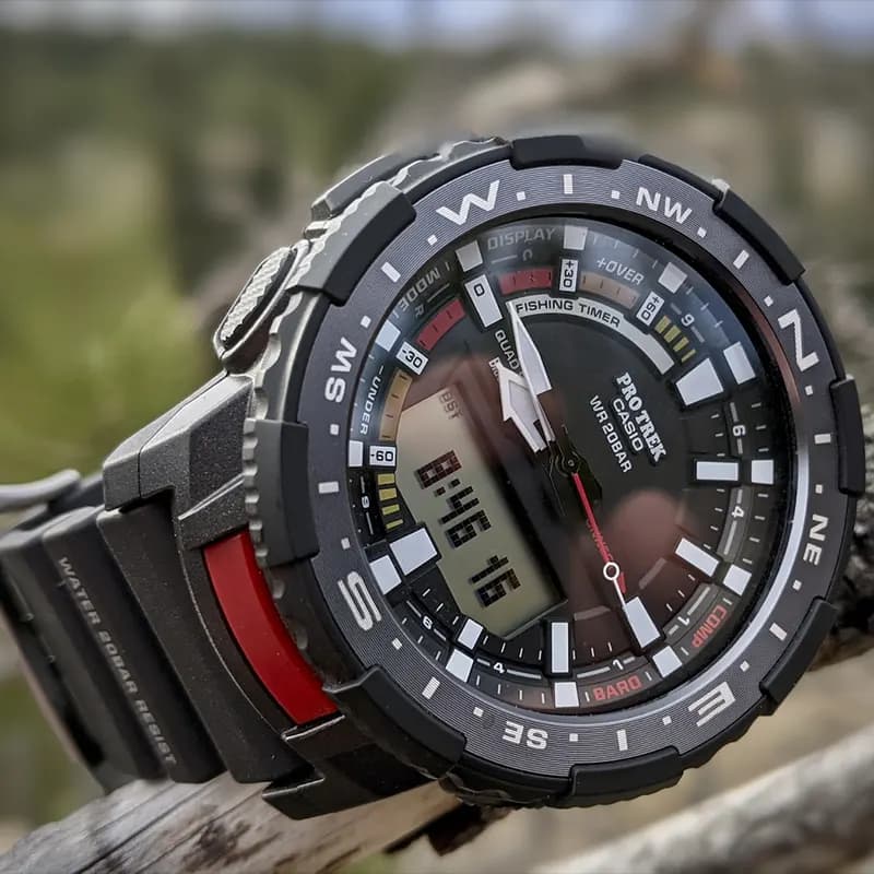 Casio Pro Trek PRT-B70-1 Quad Sensor Fishing Timer Men's Watch secondary view