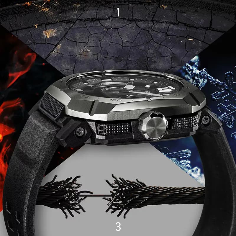 Casio Pro Trek Triple Sensor Tough Solar Bluetooth Men's Watch | PRW-B1000-1