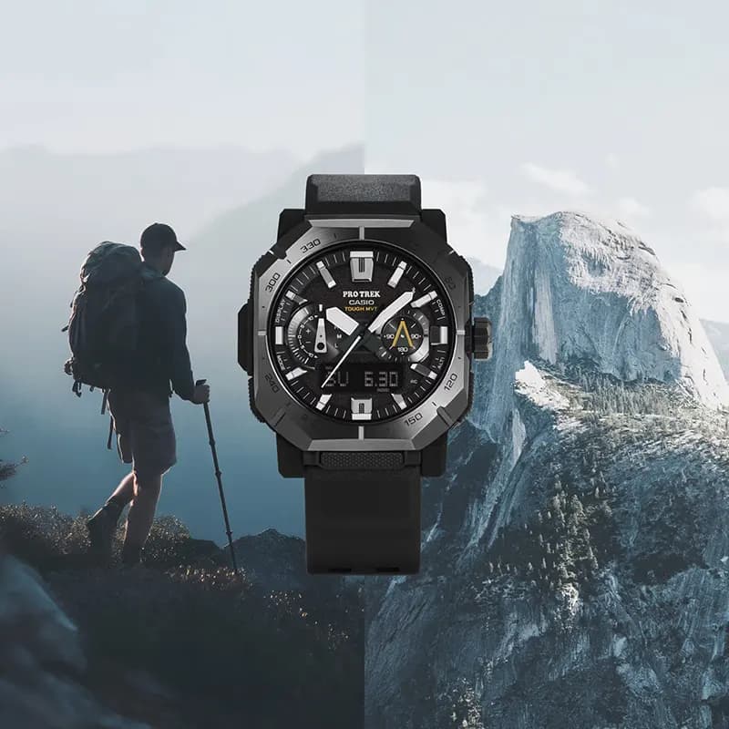 Casio Pro Trek Triple Sensor Tough Solar Bluetooth Men's Watch | PRW-B1000-1 secondary view
