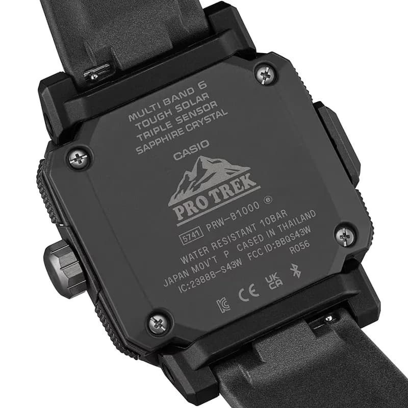 Casio Pro Trek Triple Sensor Tough Solar Bluetooth Men's Watch | PRW-B1000-1