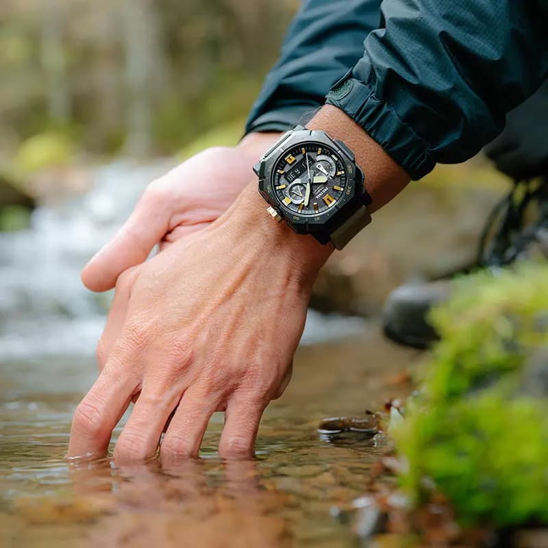 Casio Pro Trek Triple Sensor Solar Bluetooth Men's Watch | PRW-B1000-5 secondary view