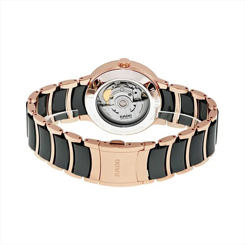 Rado Centrix Automatic Black Dial Two-tone Men's Watch | R30036712