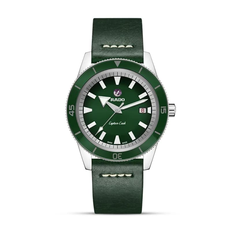 Rado Captain Cook Automatic Green Dial Men's Watch | R32505318