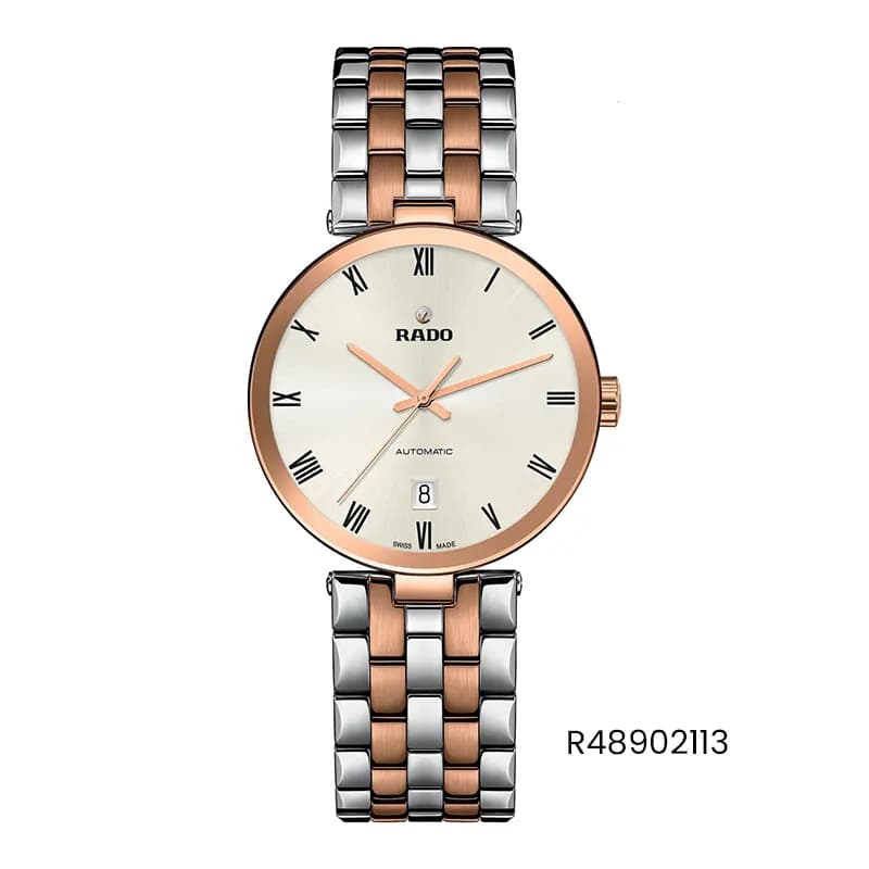 Rado Florence Antique Cream Dial Two-tone Couple Watch | R48902113/R48900113