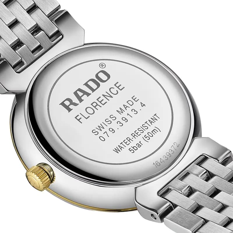 Rado Florence Diamonds Black Dial Two-tone Couple Watch | R48912743/R48913743