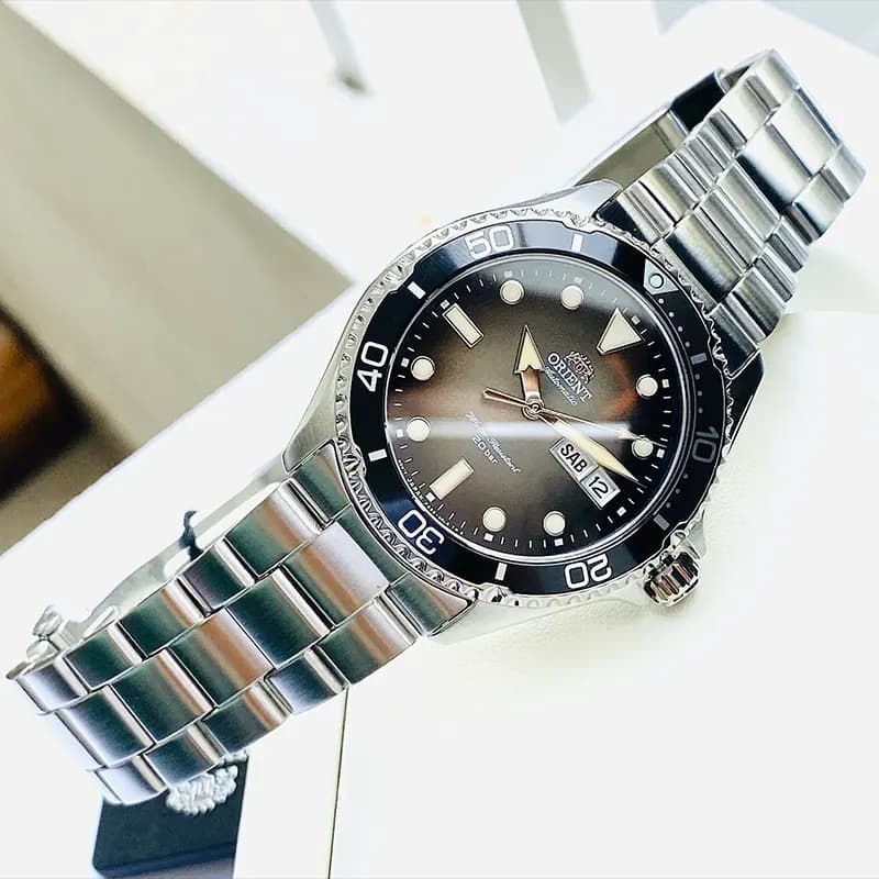 Orient Kamasu II Grey Black Dial Men's Watch | RA-AA0810N19B