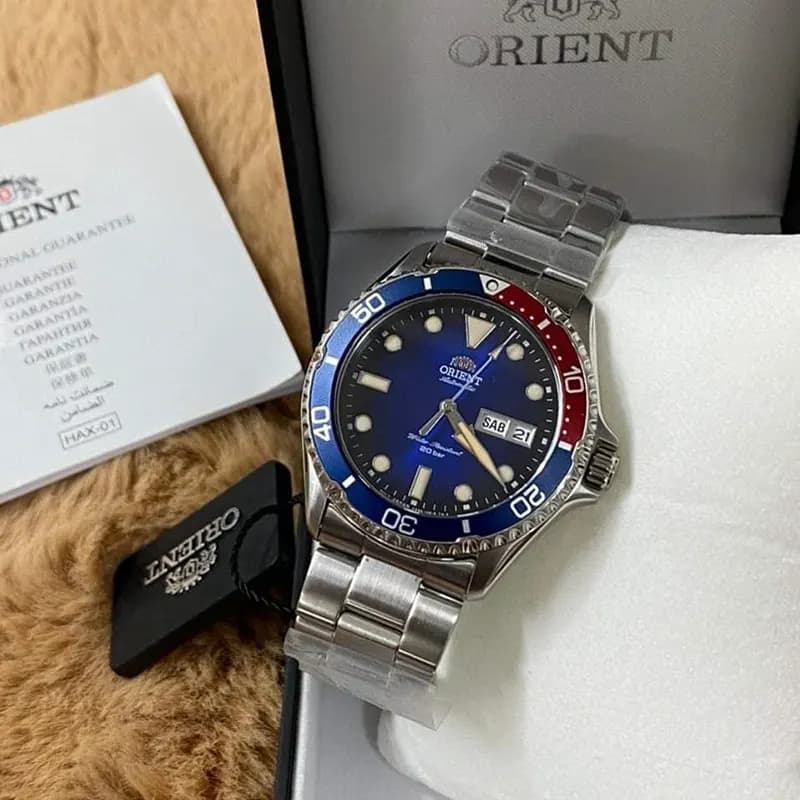 Orient Kamasu II Blue Dial Pepsi Bezel Men's Watch | RA-AA0812L19B