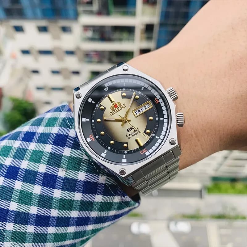 Orient SK Automatic Gold, Black Dial Men's Watch | RA-AA0B01G19B