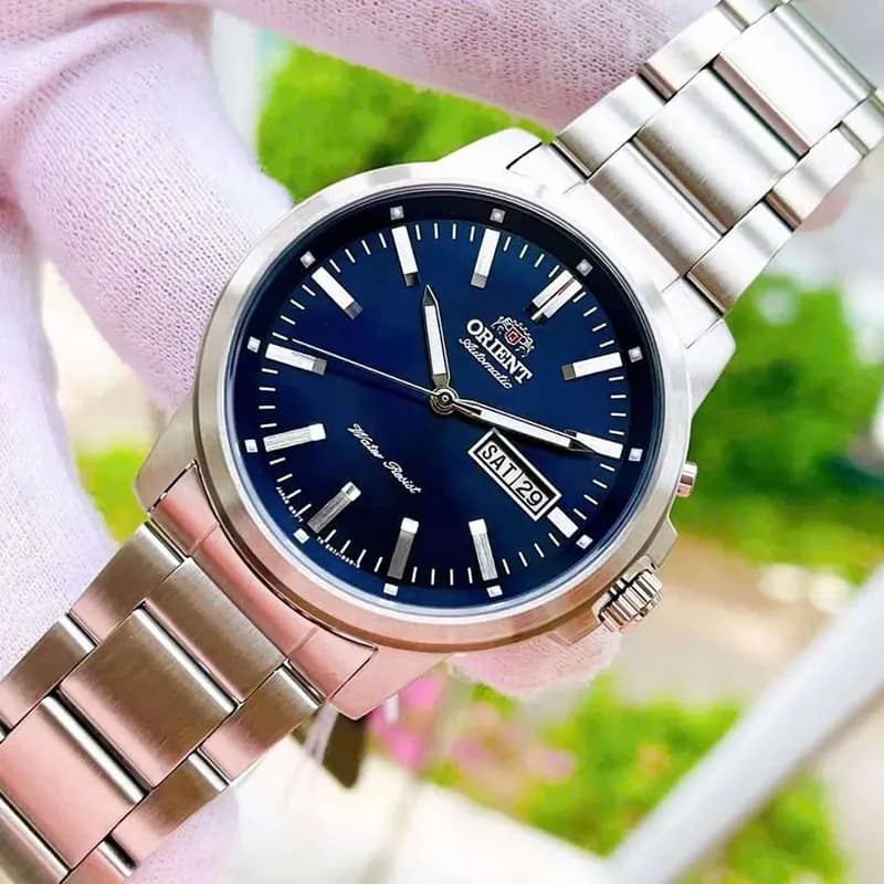 Orient Contemporary Day-Date Blue Dial Automatic Men's Watch | RA-AA0C02L secondary view
