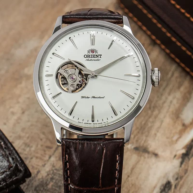 Orient Bambino Open Heart Automatic Men's Watch | RA-AG0002S