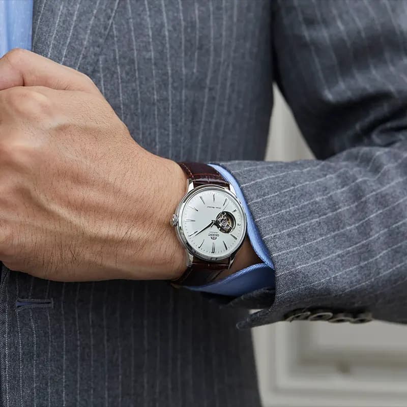 Orient Bambino Open Heart Automatic Men's Watch | RA-AG0002S