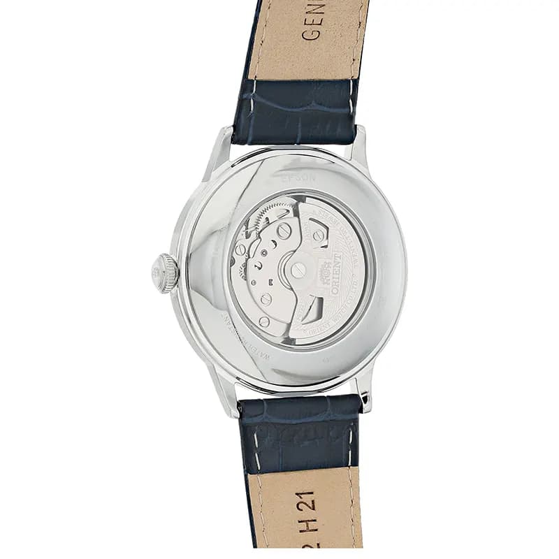 Orient Bambino Open Heart Blue Dial Men's Watch | RA-AG0005L