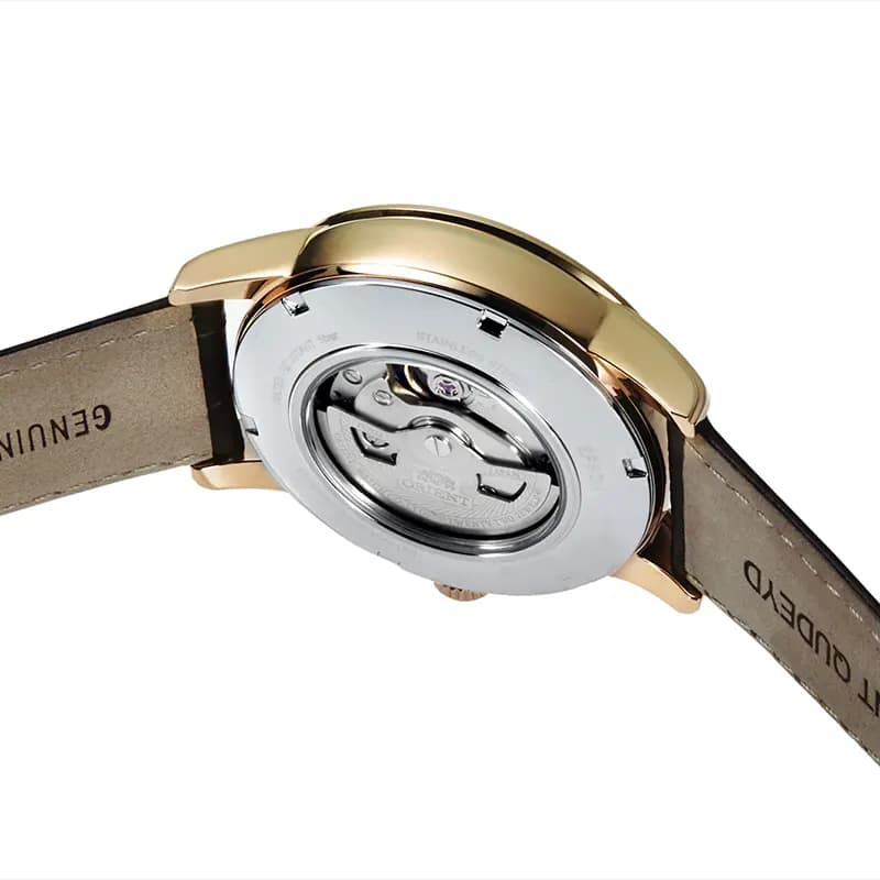 Orient Bambino Sun & Moon Cream Dial Automatic Men's Watch | RA-AK0007S