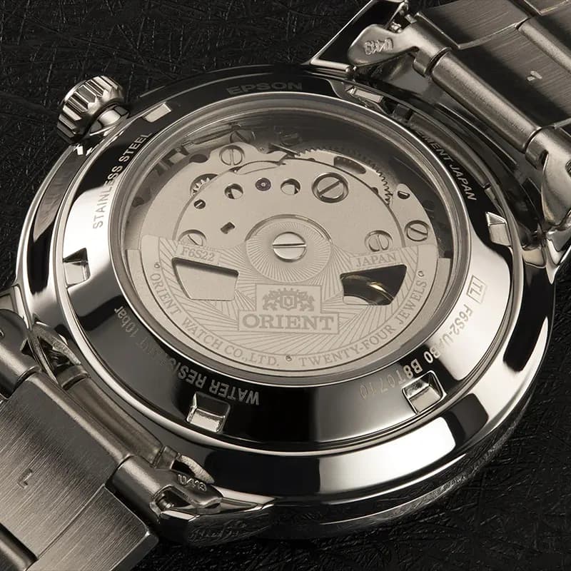 Orient Contemporary Semi-skeleton Blue Dial Men's Watch | RA-AR0101L