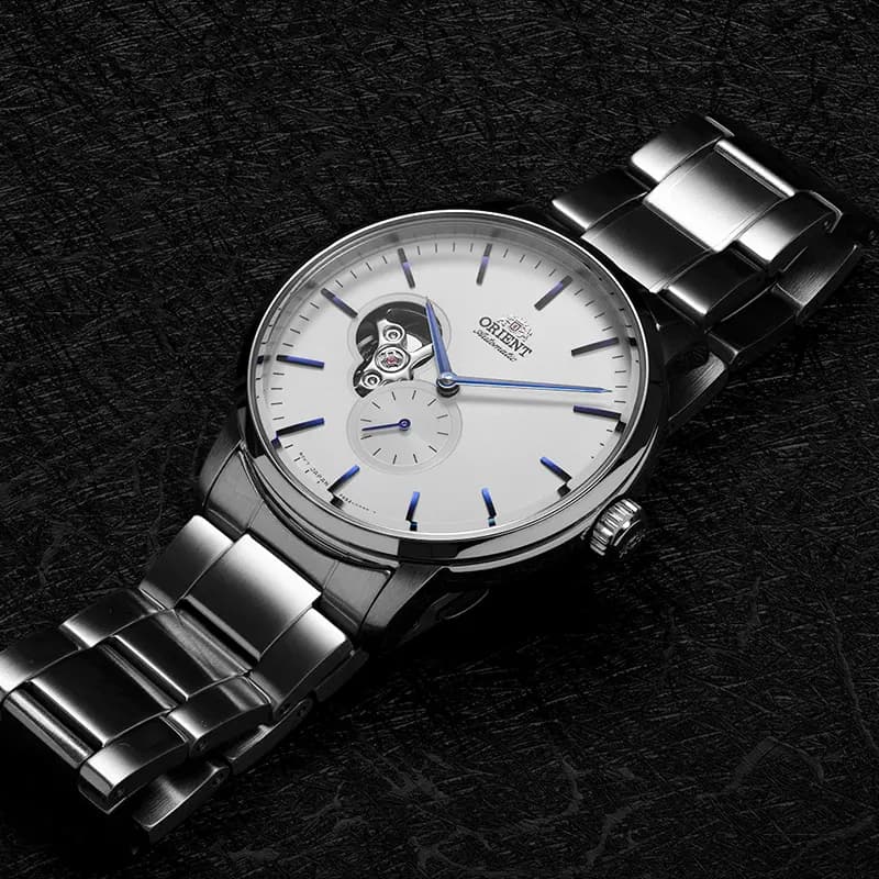 Orient Contemporary Semi-skeleton White Dial Men's Watch | RA-AR0102S