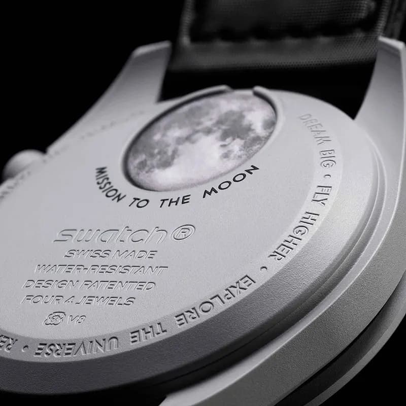 Omega x Swatch Mission To The Moon Bioceramic Men's Watch | S033M100 secondary view