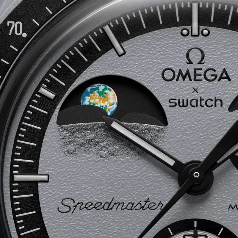 Omega x Swatch Mission to Earthphase Bioceramic Moonswatch | S033M700 secondary view