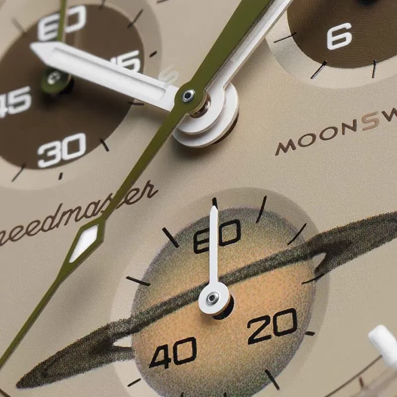 Omega x Swatch Mission To Saturn Bioceramic Men's Watch | S033T100 secondary view