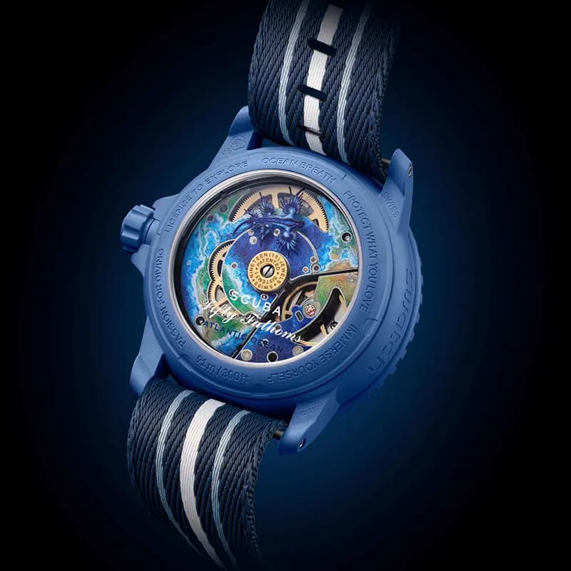 Blancpain X Swatch Scuba Fifty Fathoms Atlantic Ocean Automatic Men's Watch | S035A100 secondary view