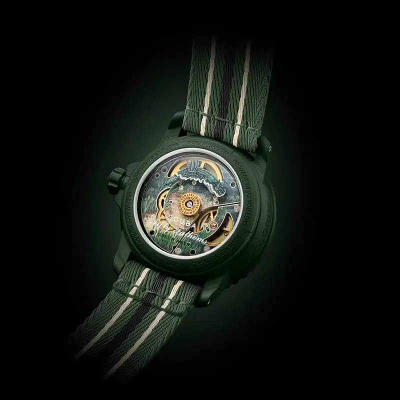 Blancpain X Swatch Fifty Fathoms Green Abyss Automatic Men's Watch | S035G100