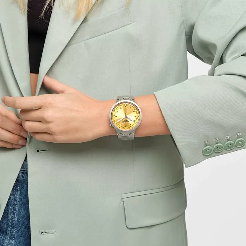 Swatch Big Bold Irony Amber Sheen Watch | SB07S103G