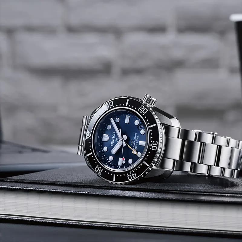 Seiko Prospex Diver's 1968 Heritage GMT Blue Dial Men's Watch | SBEJ021