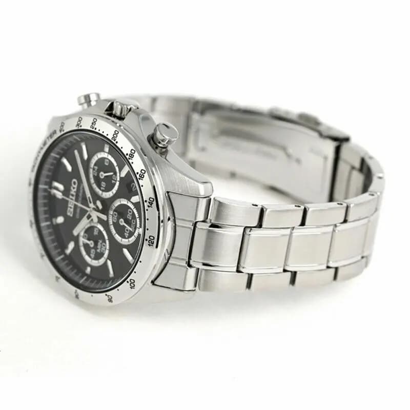 Seiko Spirit SBTR013 Chronograph Black Dial Men’s Watch