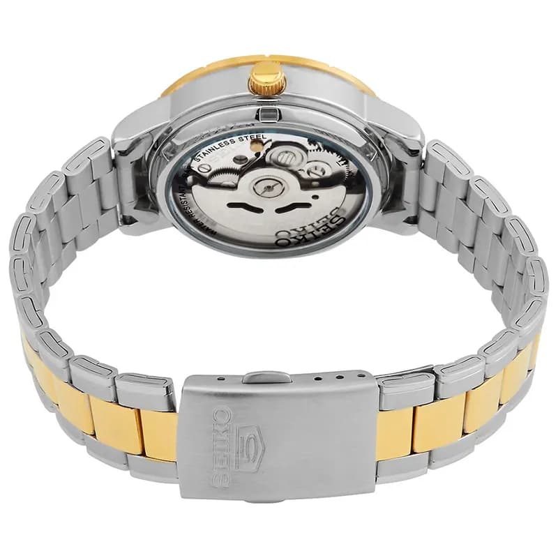 Seiko 5 Silver Dial Two-Tone Automatic Ladies Watch | SNK892K1