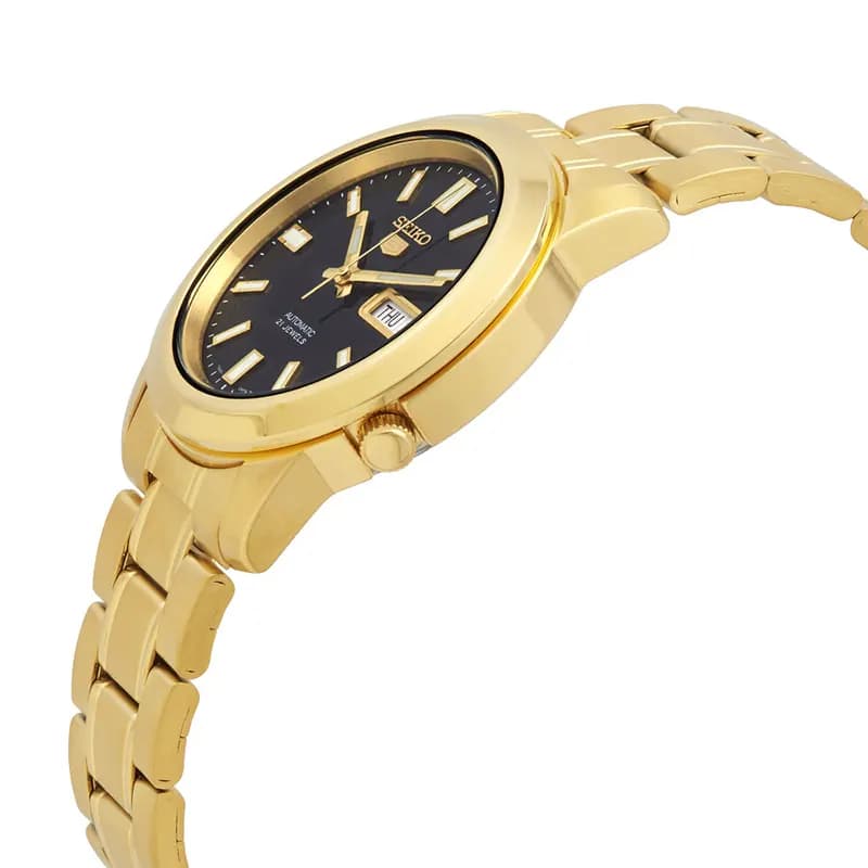Seiko 5 Automatic Black Dial Men's Watch | SNKK22K1
