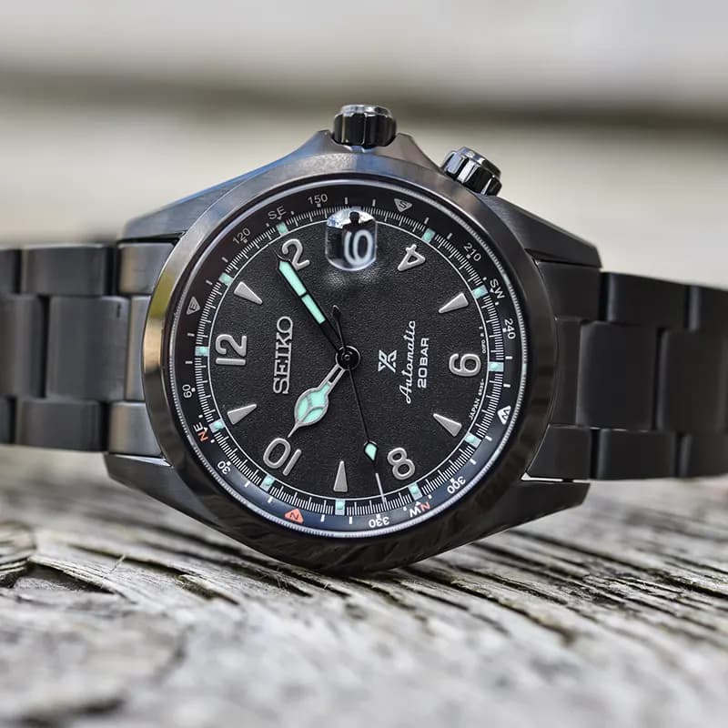 Seiko Alpinist The Black Series Limited Edition Men's Watch | SPB337J1