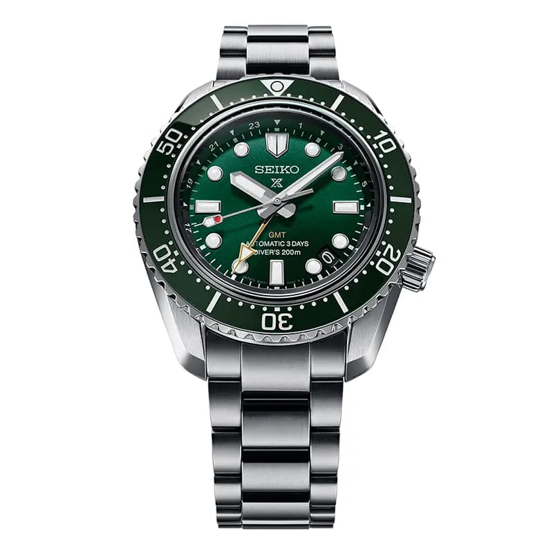 Seiko Prospex Sea Diver's 1968 Heritage GMT Green Dial Men's Watch | SPB381J1