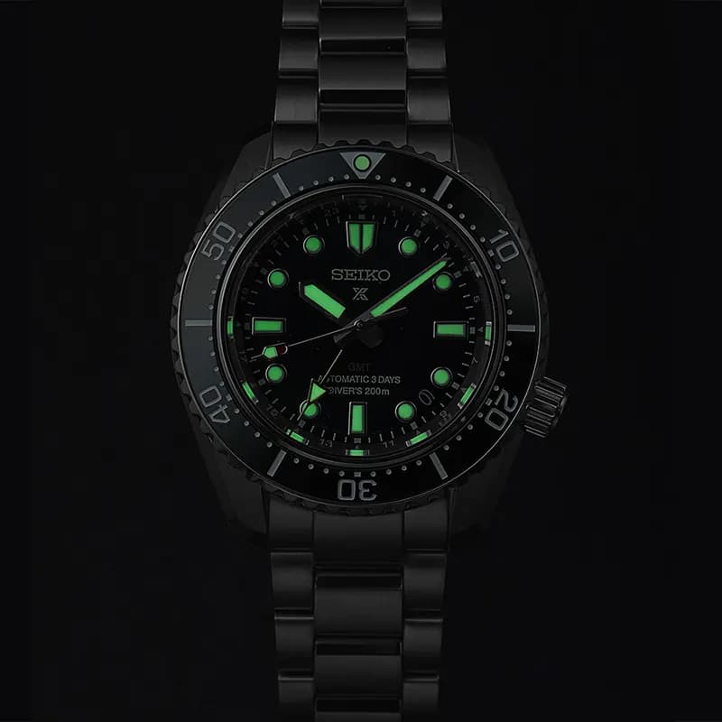 Seiko Prospex Sea Diver's 1968 Heritage GMT Green Dial Men's Watch | SPB381J1