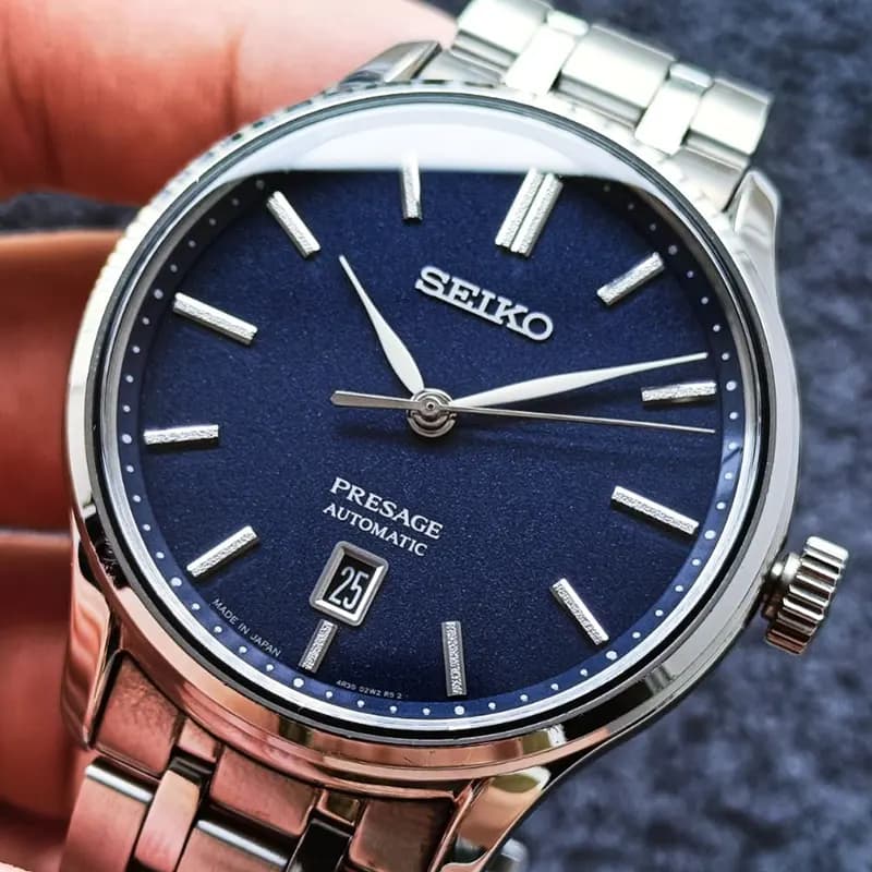 Seiko Presage Japanese Garden Blue Dial Men's Watch | SRPD41J1
