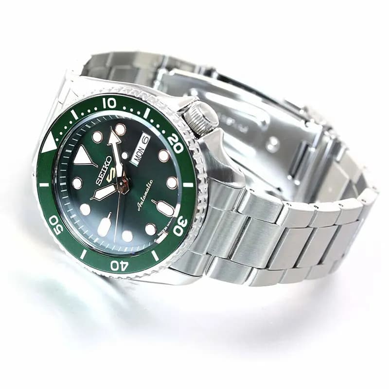 Seiko 5 Sports Automatic Green Dial Men's Watch | SRPD63K1