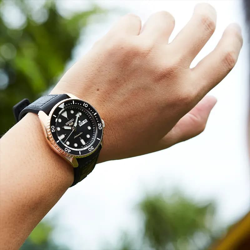 Seiko 5 Sports Automatic Black Dial Men's Watch | SRPD76K1