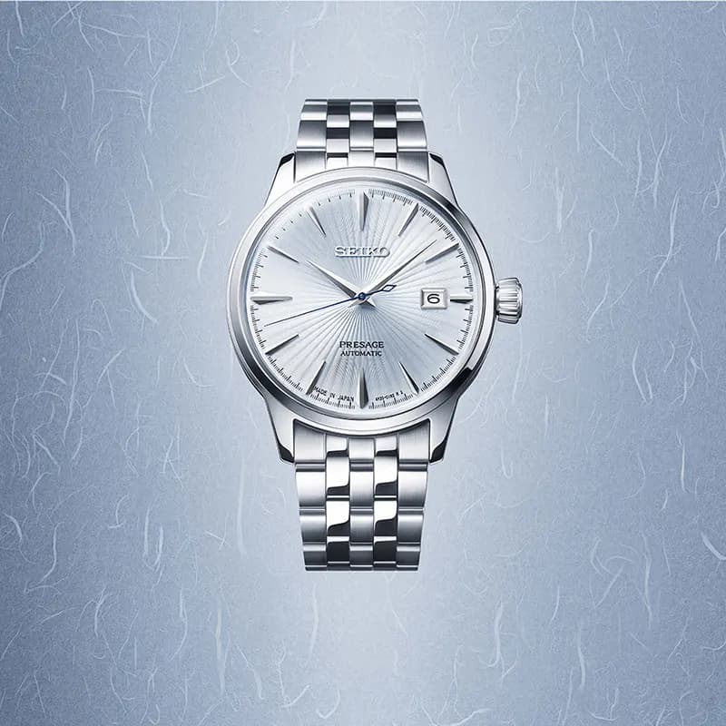 Seiko Presage Cocktail Time Light Blue Dial Men's Watch | SRPE19J1