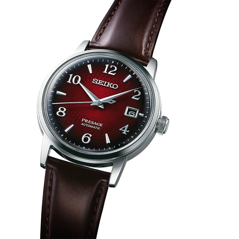 Seiko Presage Cocktail Time Negroni Red Dial Men's Watch | SRPE41J1