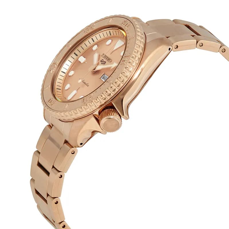 Seiko 5 Sports Limited Edition Rose Gold Men's Watch | SRPE72K1